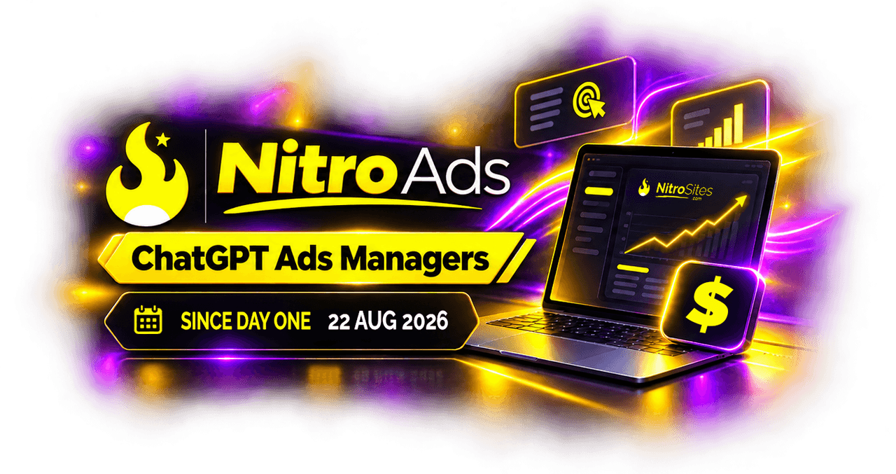 Nitro Ads: managing ChatGPT Ads accounts since day one, 22 August 2026